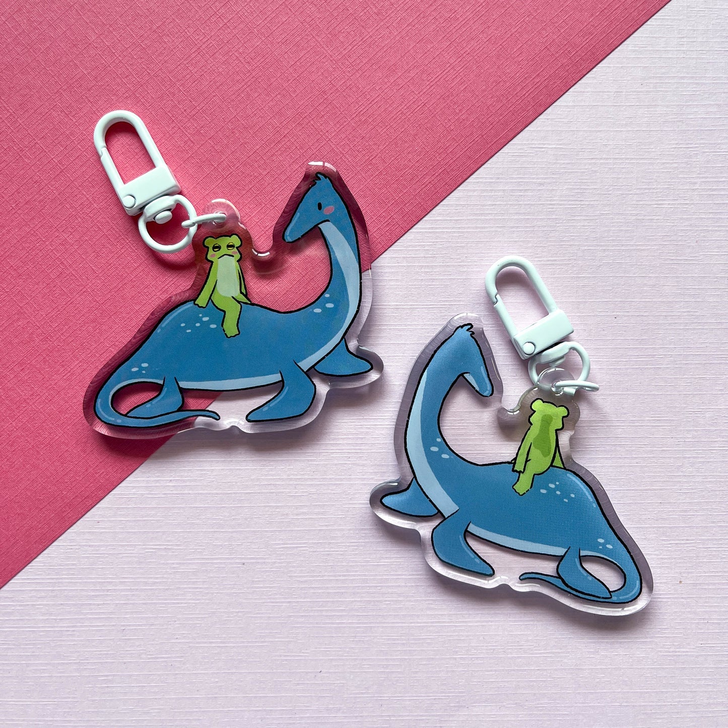 Loch Ness & Frogblob Keychain