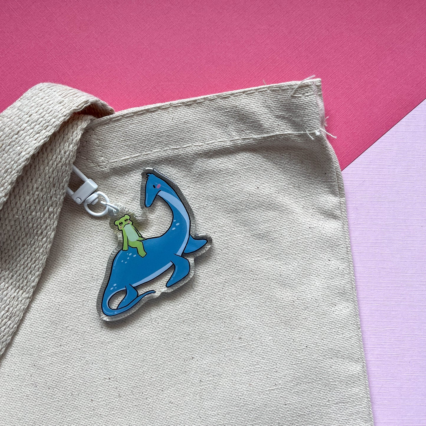 Loch Ness & Frogblob Keychain