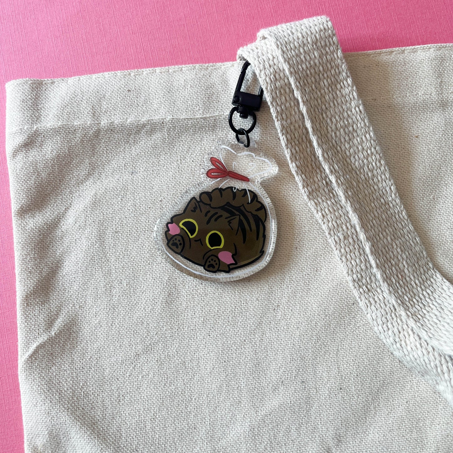 Cat Loaf Keychain