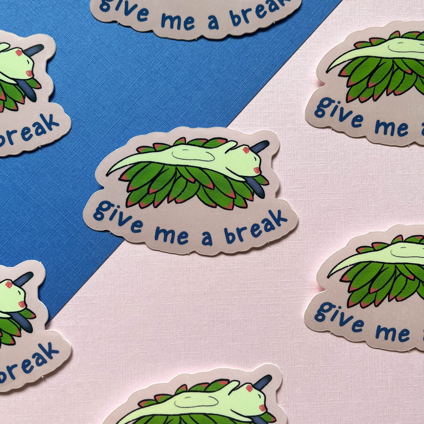 Give Me a Break Leafyblob Sticker