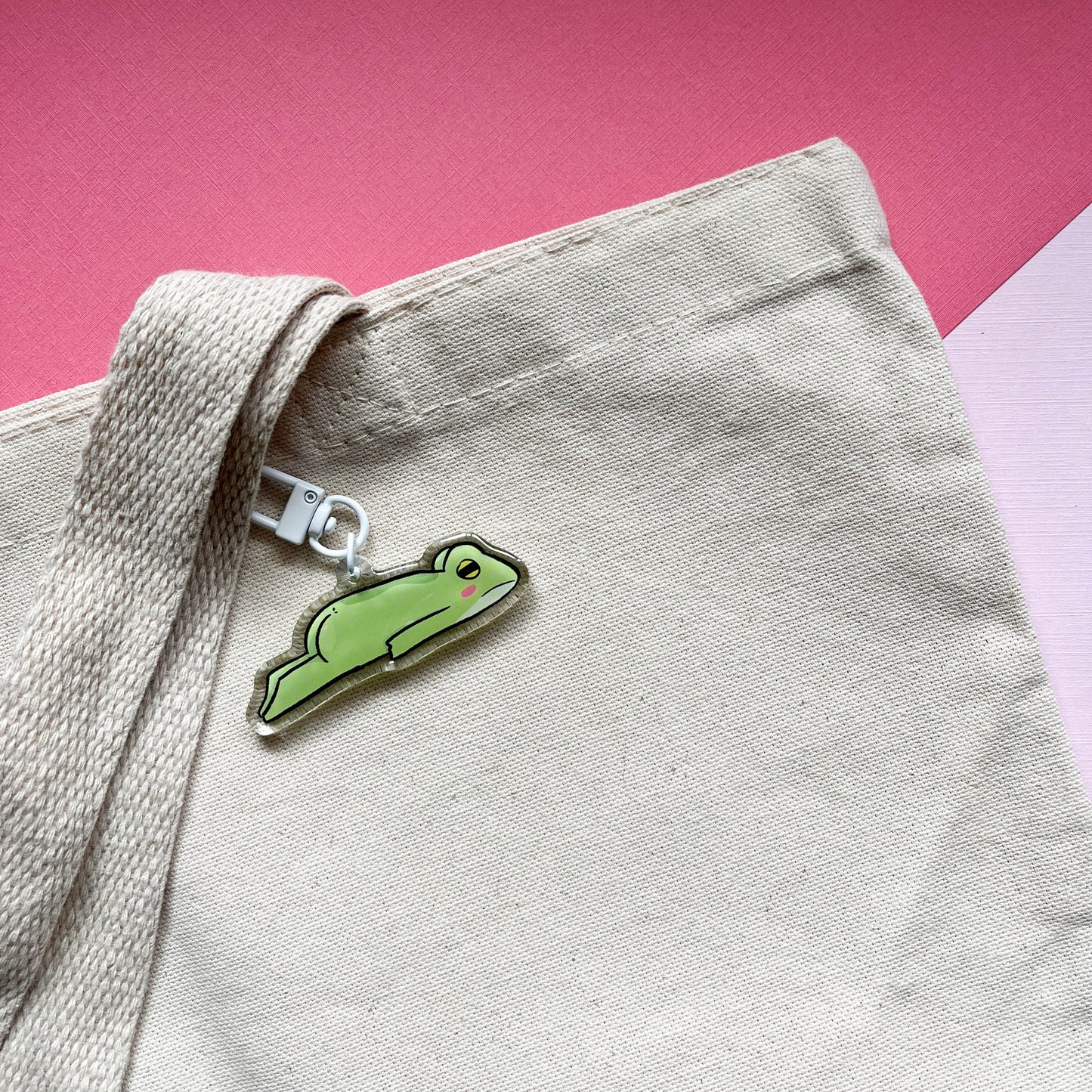 Lazy Frog Keychain