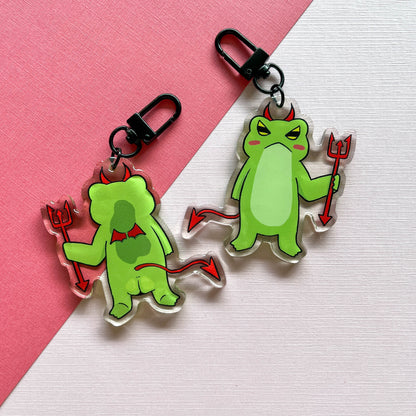 Devil Frog Keychain