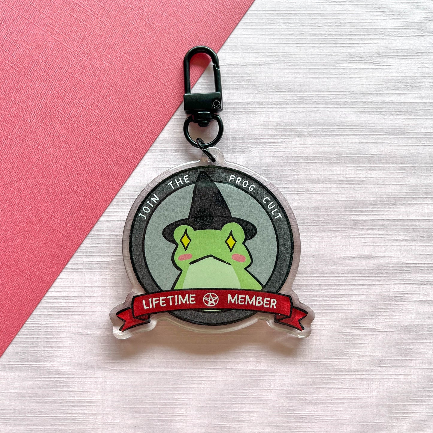 Join the Frog Cult Keychain