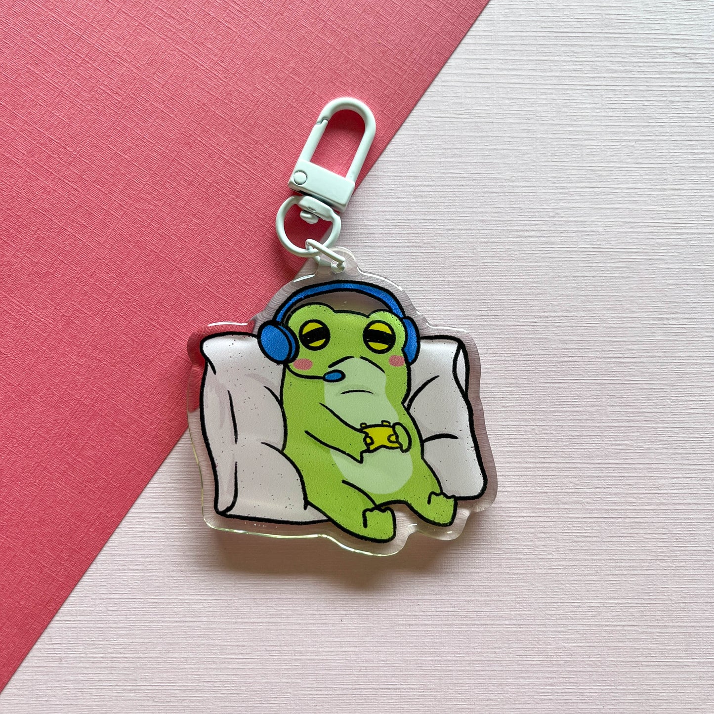 Gamer Frog Keychain