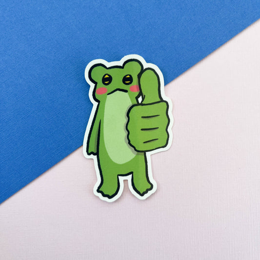 Thumbs Up Frogblob Sticker