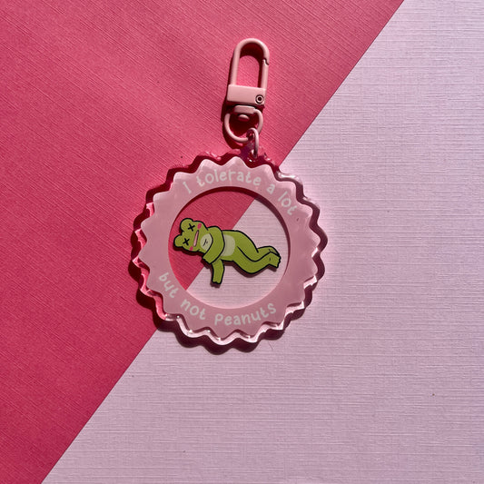 Peanut Intolerant Keychain