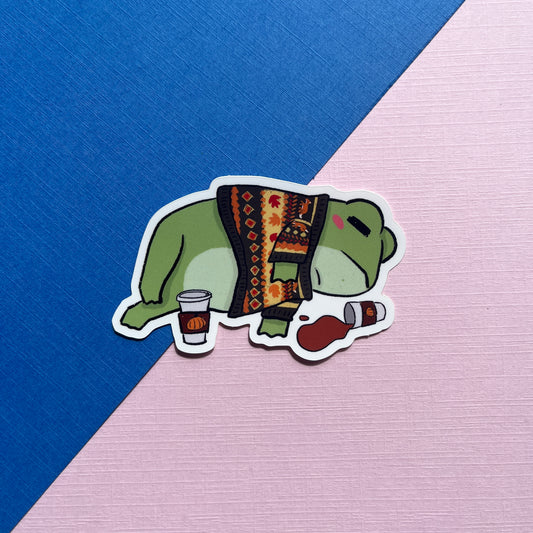 Pumpkin Spice Overload Sticker