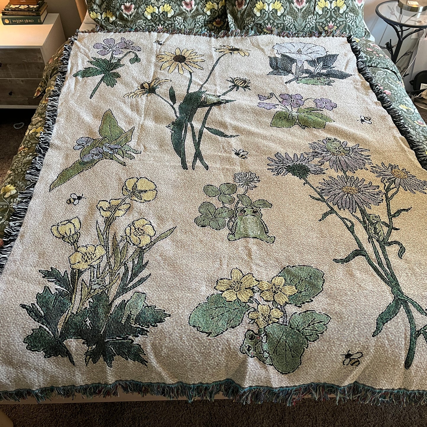 Wild Flowers Tapestry Blanket