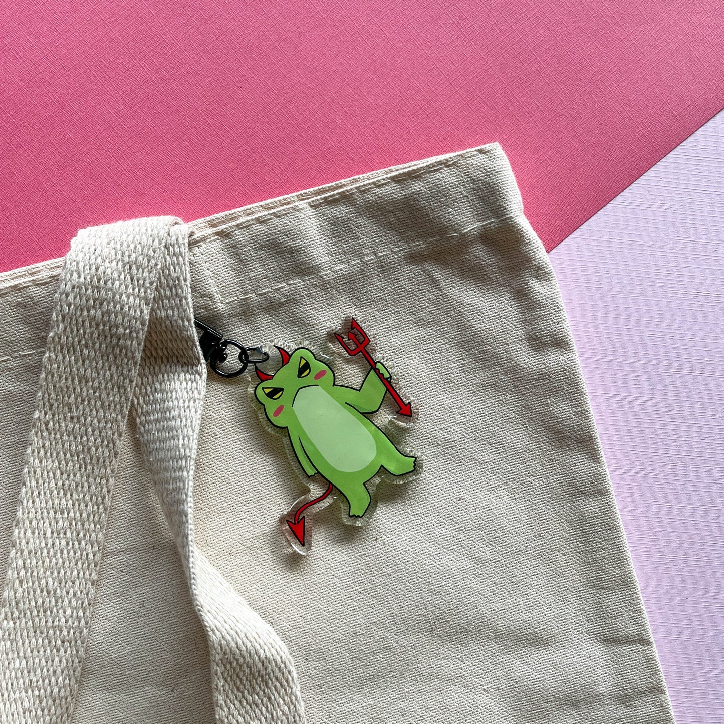 Devil Frog Keychain