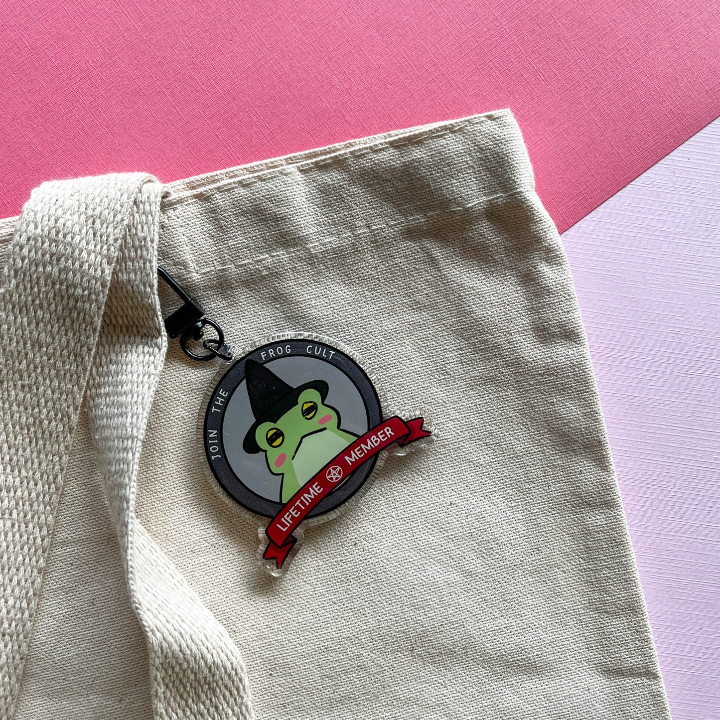 Join the Frog Cult Keychain