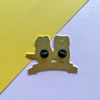 Aggressive Booty Boys Frog Hard Enamel Pin