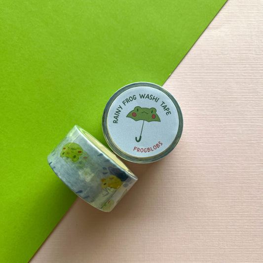 Rainy Frog Washi Tape