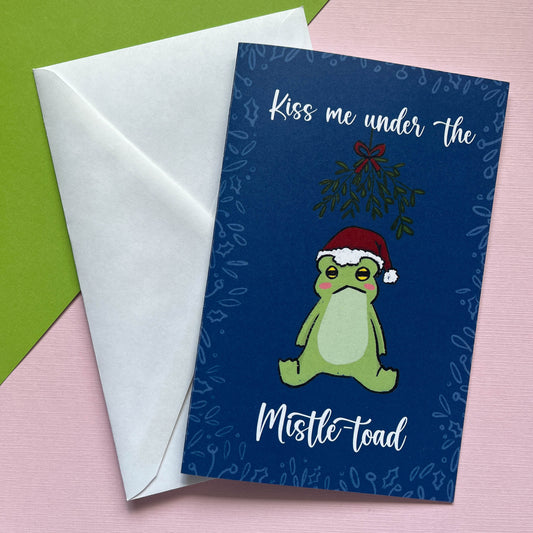 Mistletoad Card Christmas – FrogBlobs