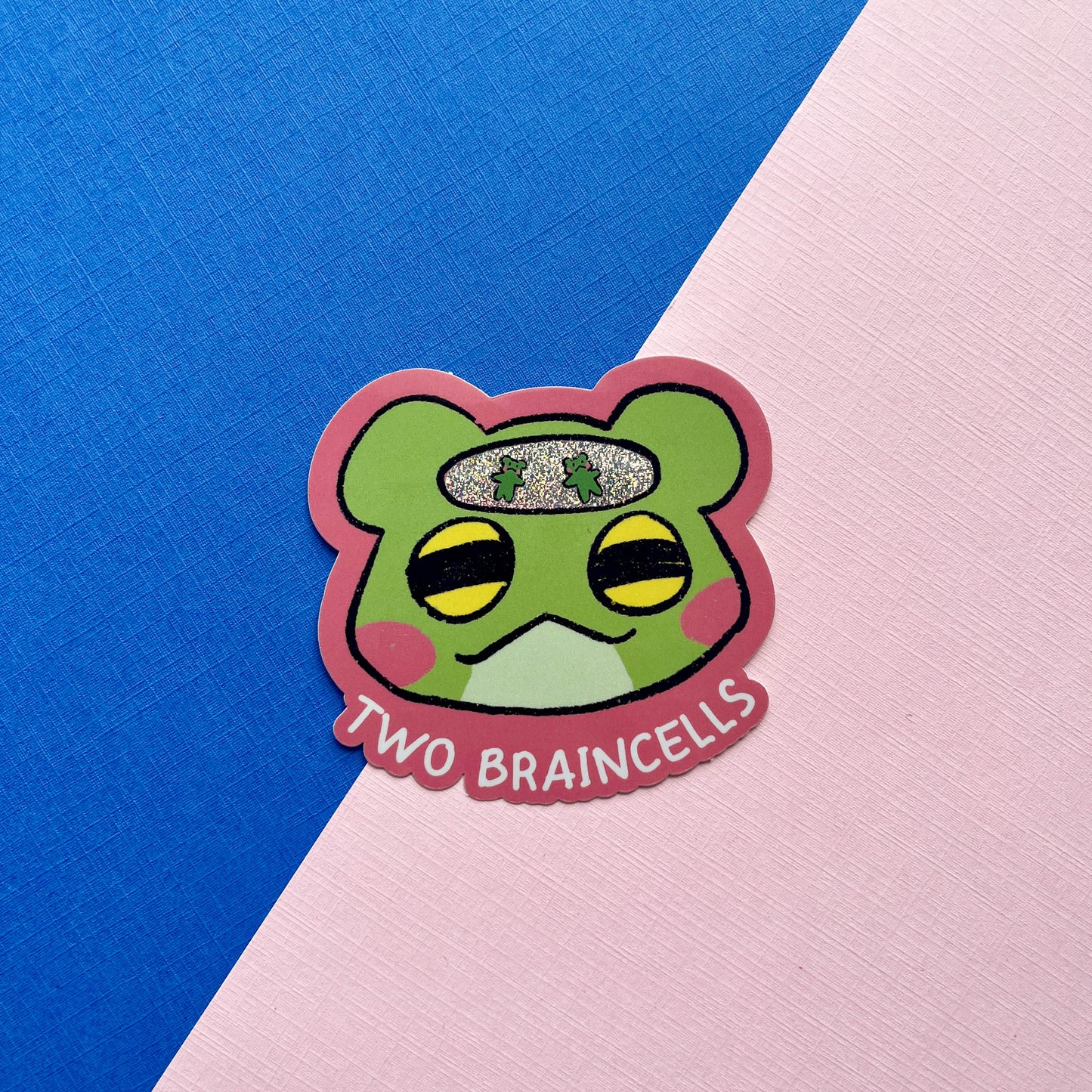 Two Braincells Sticker