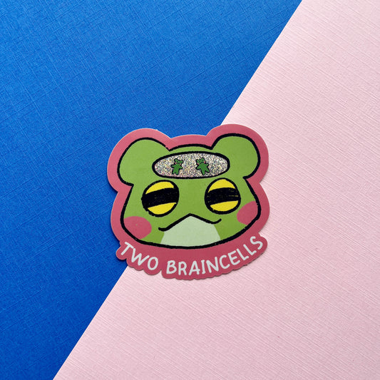 Two Braincells Sticker