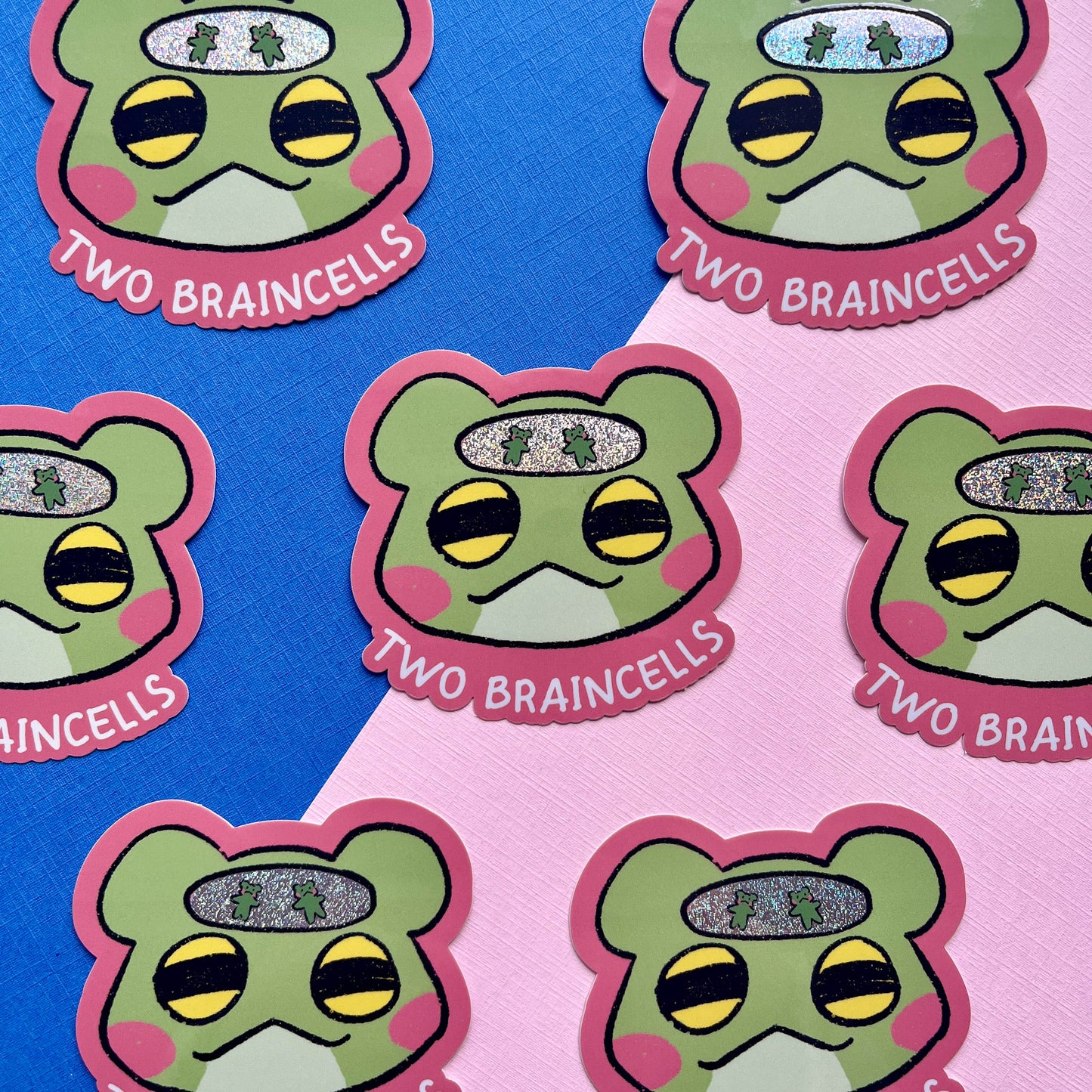 Two Braincells Sticker