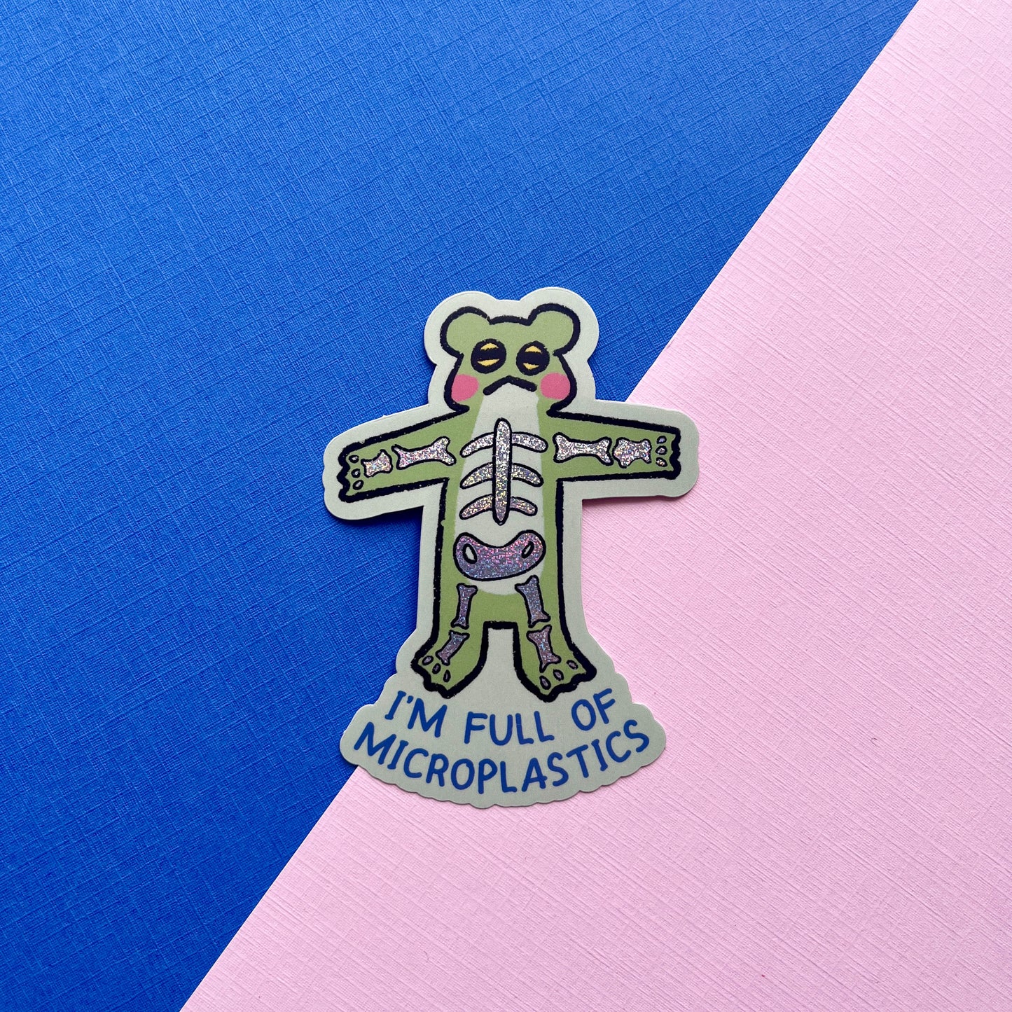 Microplastics Sticker