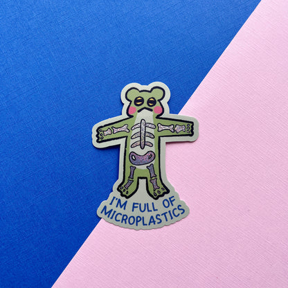 Microplastics Sticker