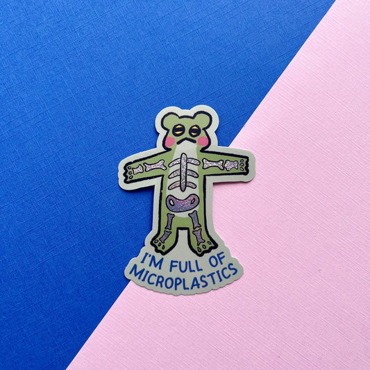 Microplastics Sticker