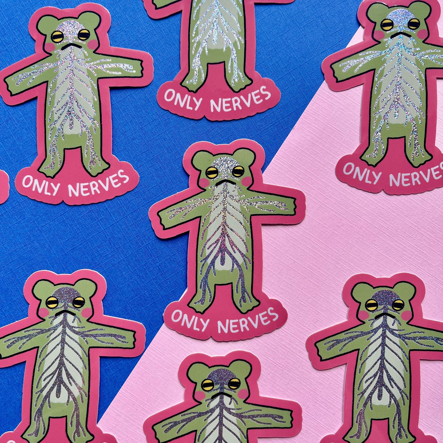 Only Nerves Sticker
