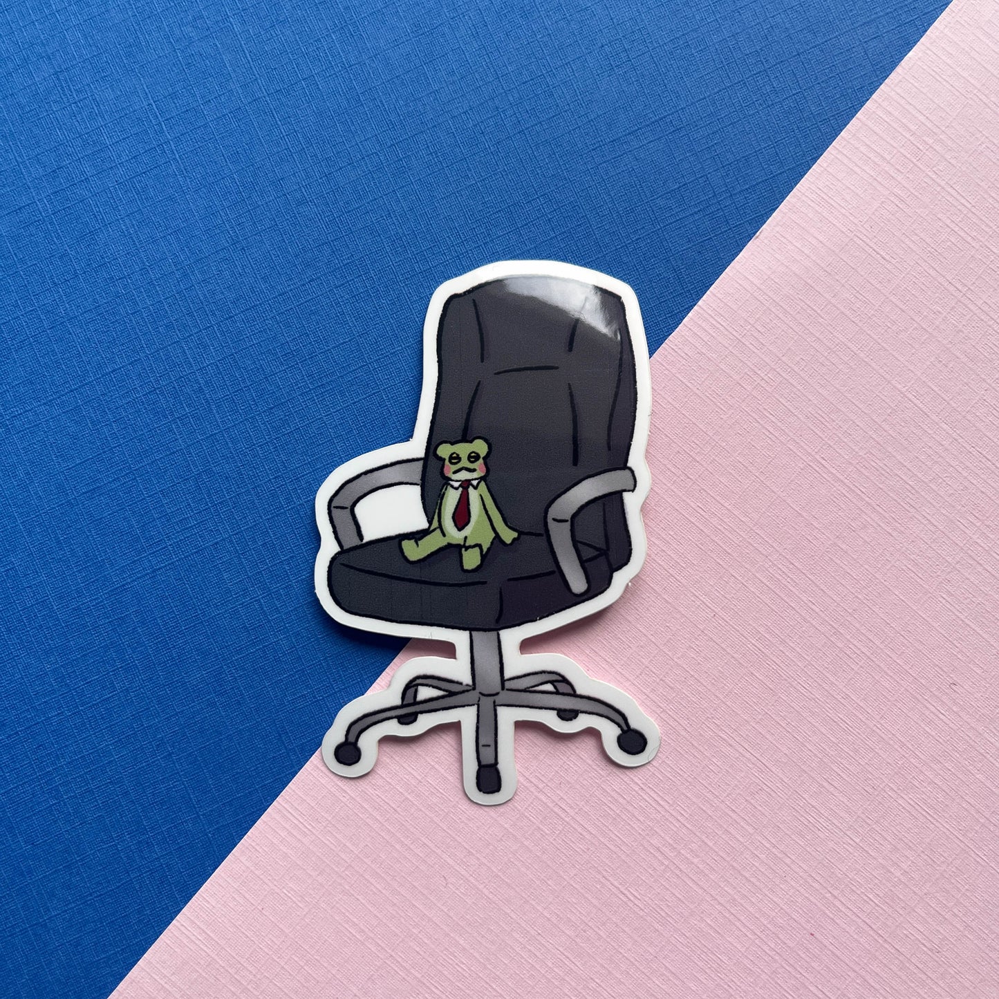 Corporate Frog Sticker