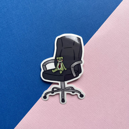 Corporate Frog Sticker