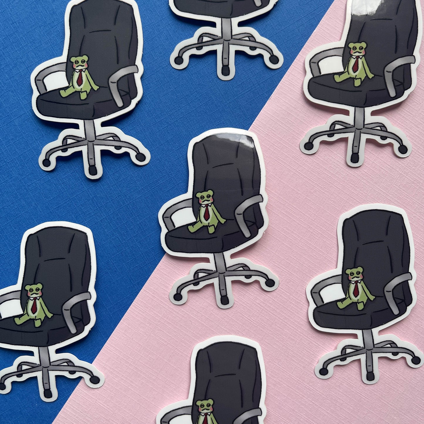 Corporate Frog Sticker