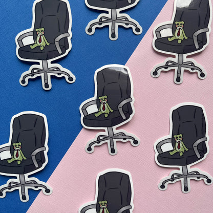 Corporate Frog Sticker