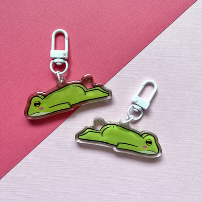 Lazy Frog Keychain