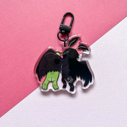 Mothman & Frogblob Keychain