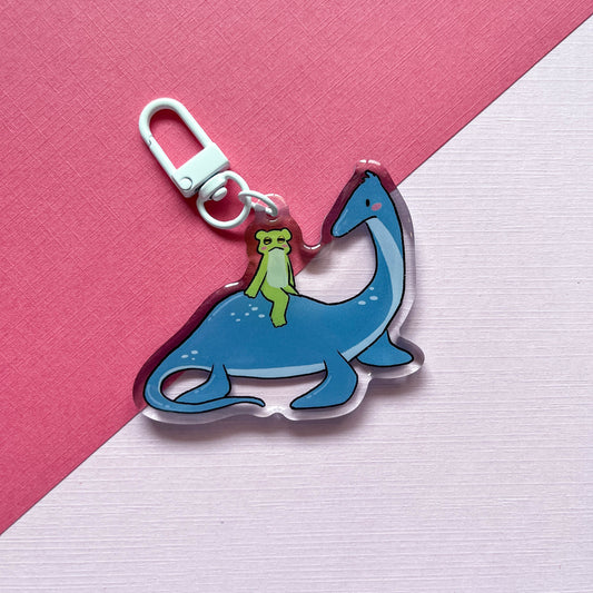 Loch Ness & Frogblob Keychain