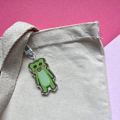 Frog Bleep Keychain