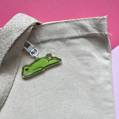 Lazy Frog Keychain