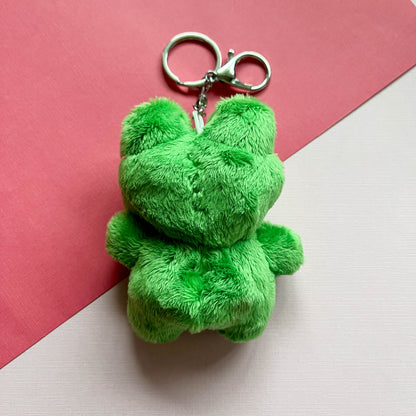 Plush Frog Keychain