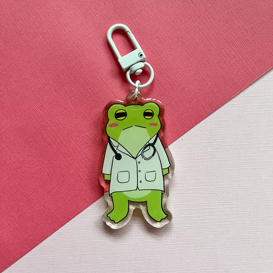 Doctor Frog Keychain