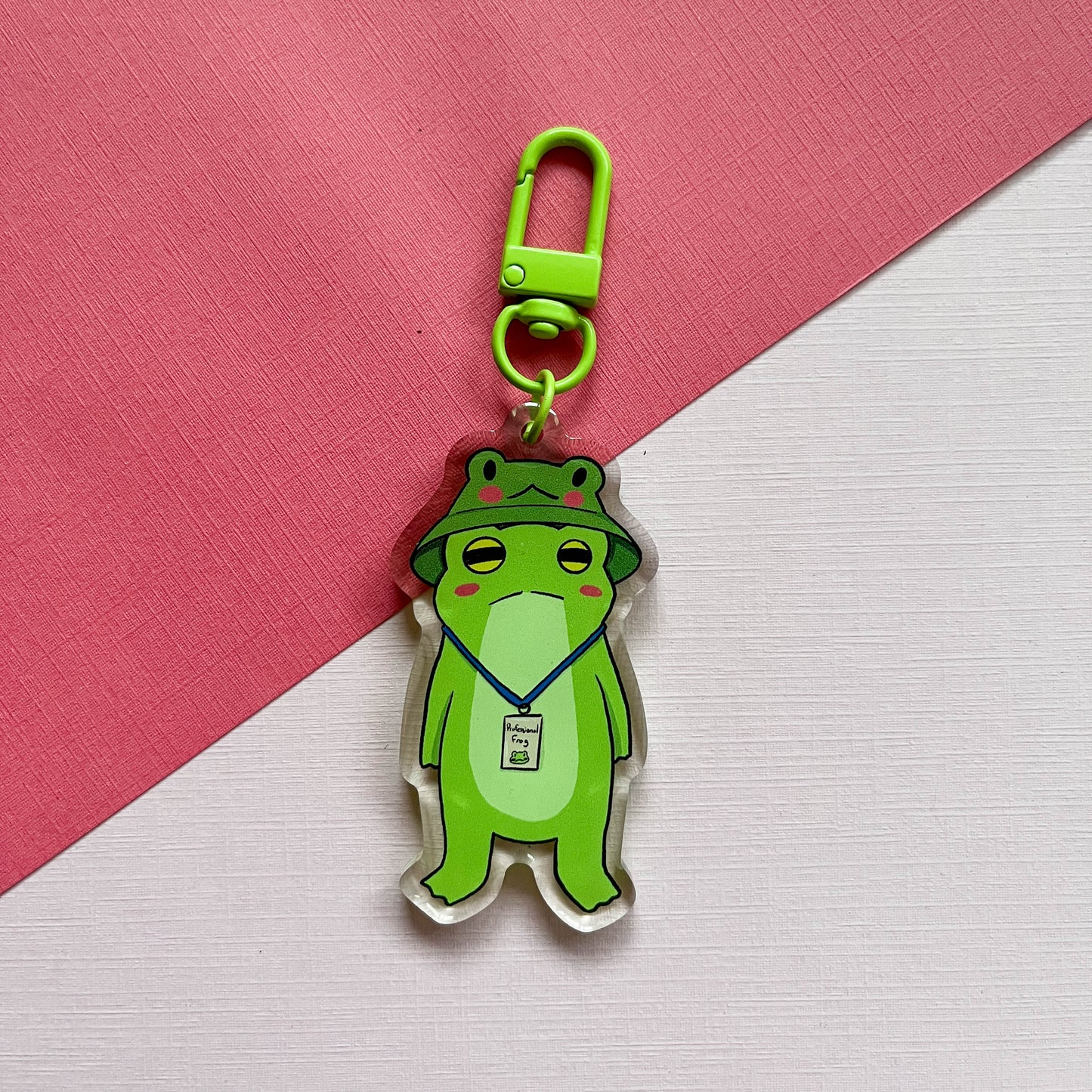 Professional Frog Keychain