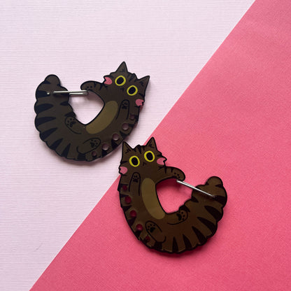 Cat Keychain Carabiner