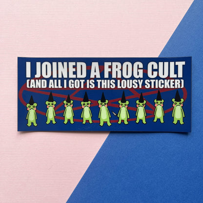 Frog Cult Car Magnet