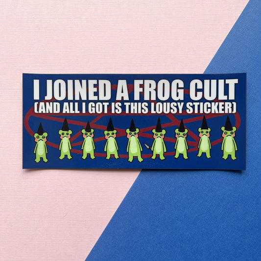 Frog Cult Car Magnet