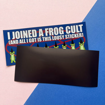 Frog Cult Car Magnet
