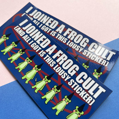 Frog Cult Car Magnet