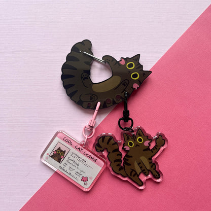 Cat Keychain Carabiner
