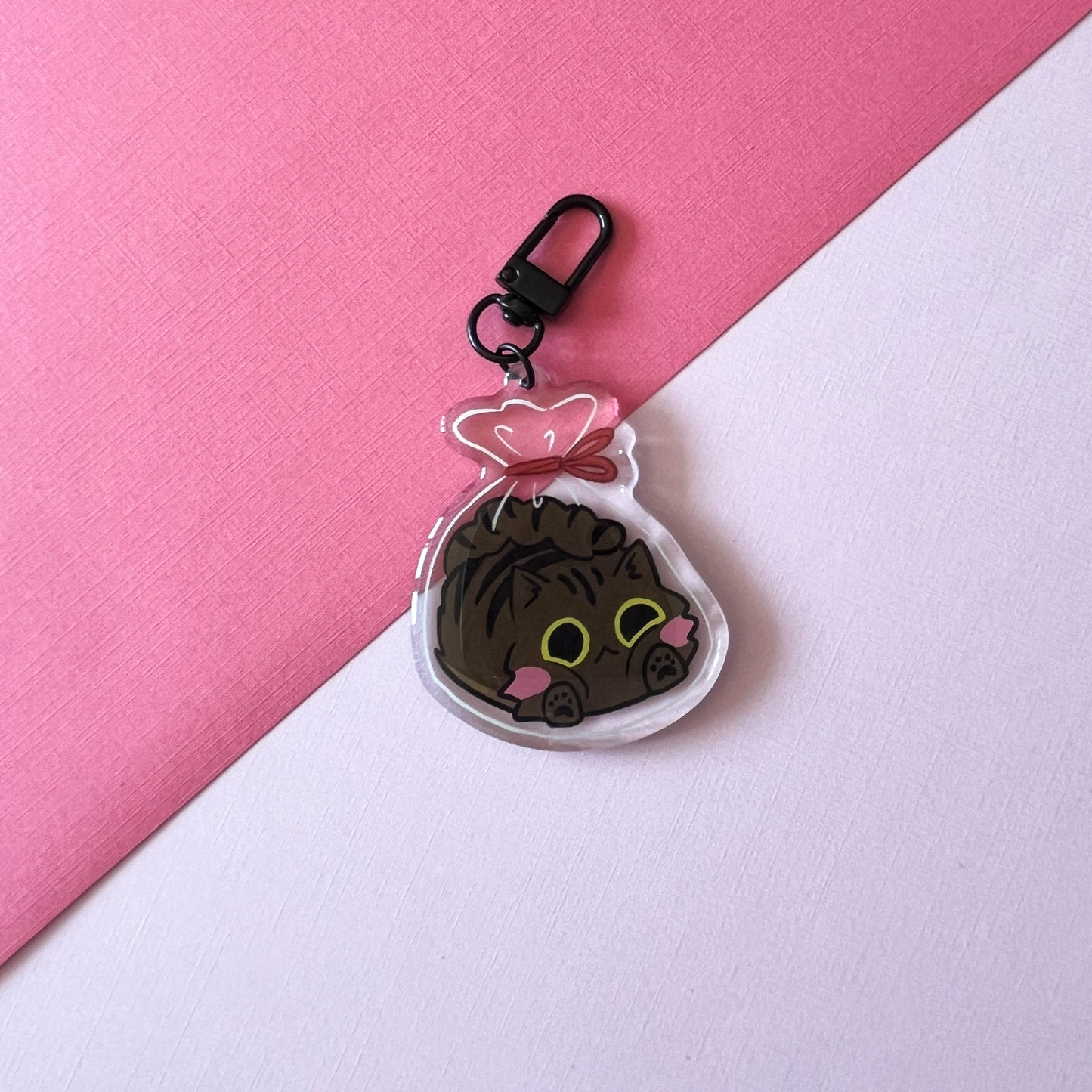 Cat Loaf Keychain