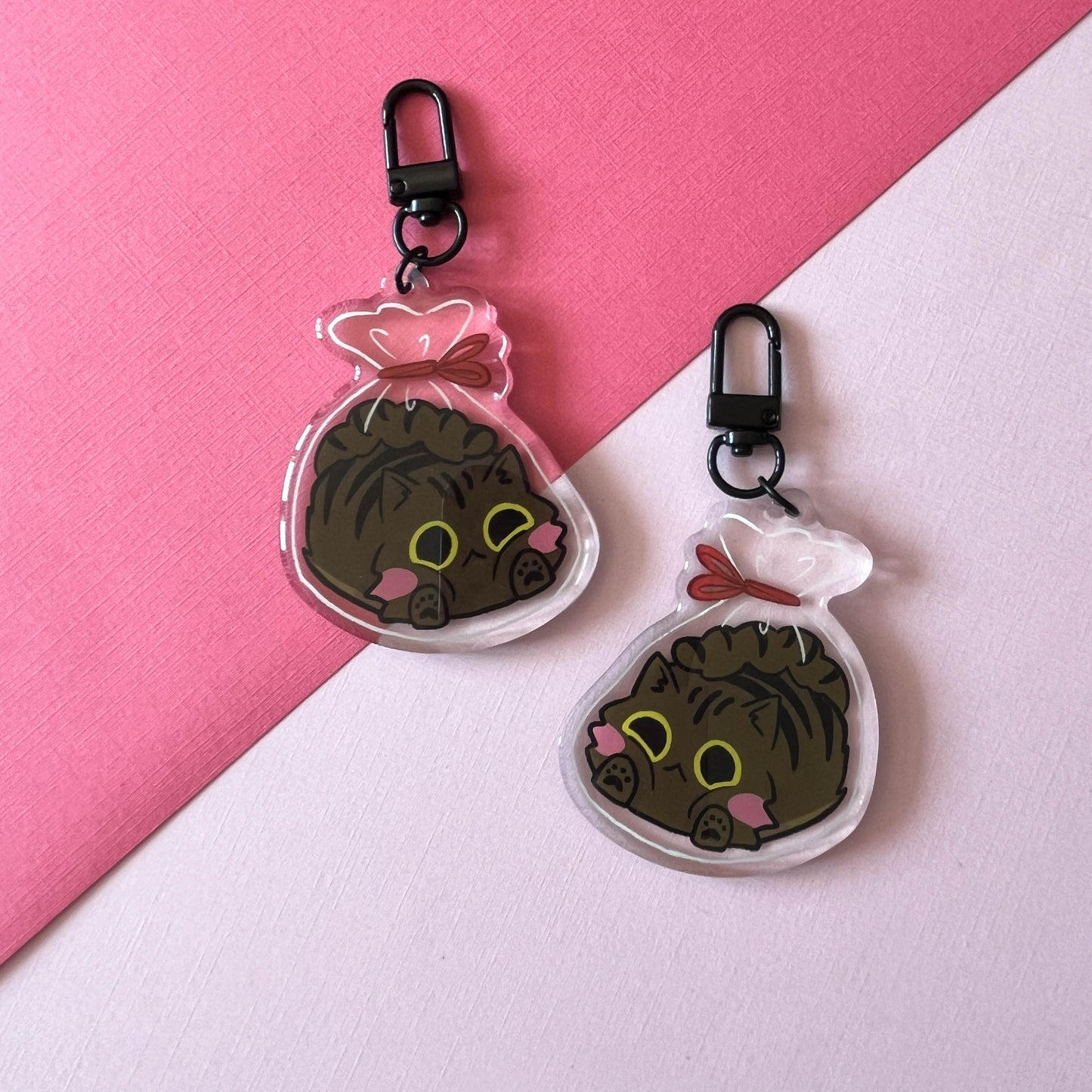 Cat Loaf Keychain
