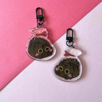 Cat Loaf Keychain