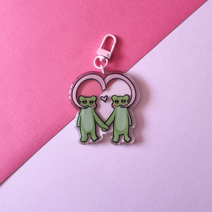 Tongue Heart Keychain