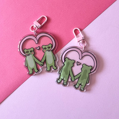 Tongue Heart Keychain