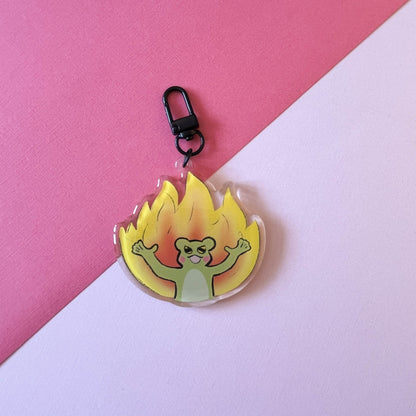 Burn It All Keychain
