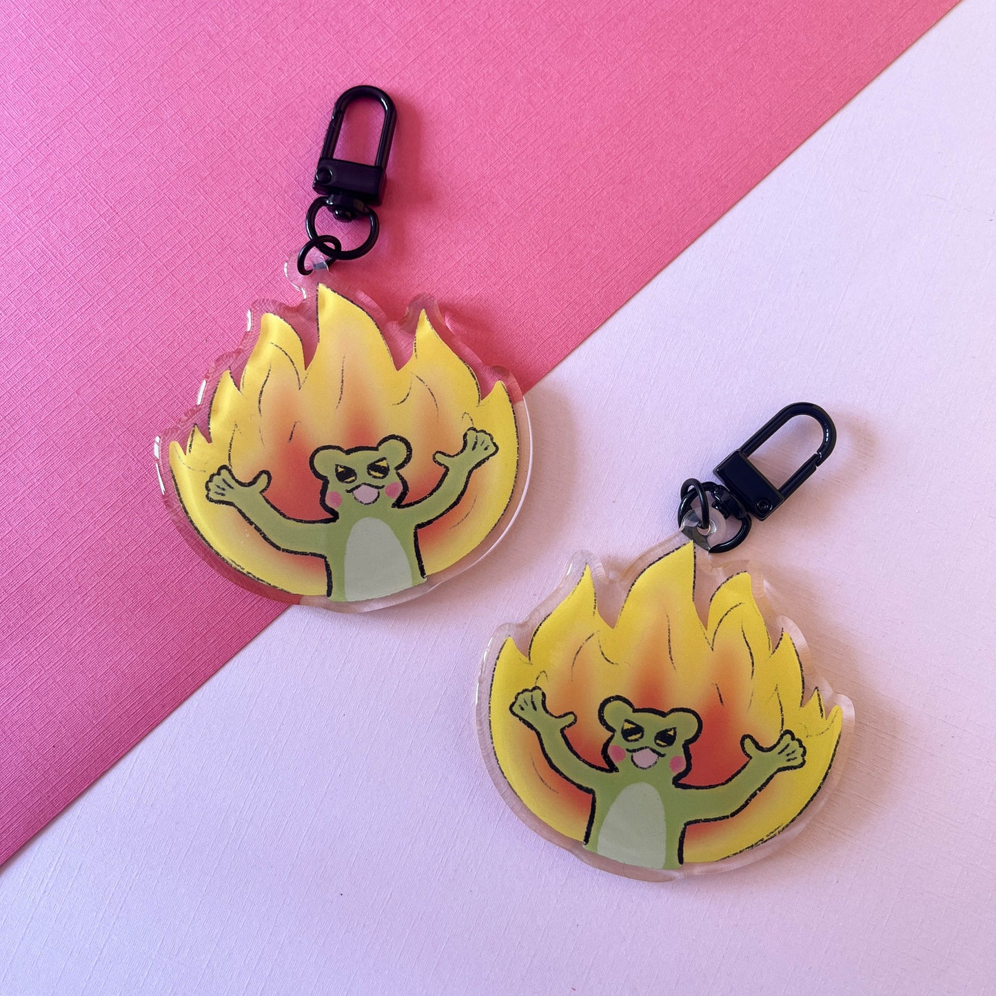 Burn It All Keychain