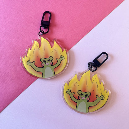 Burn It All Keychain